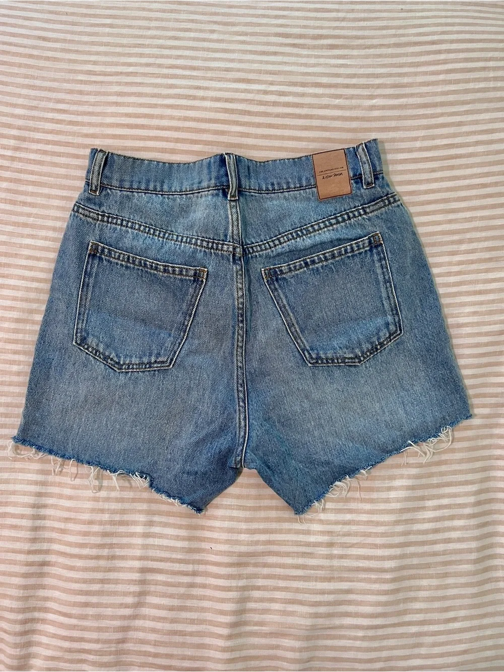 Classic Blue Denim Cutoff Shorts
